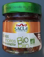 Mängden socker i Sacla olives noires entières bio