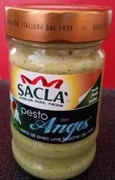 Mängden socker i Pesto des anges