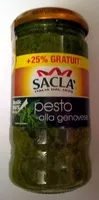 Mängden socker i Sauce pesto alla genovese