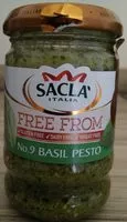 Mängden socker i Sacla' Vegan Basil Pesto