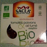 Mängden socker i Sauce piquante tomates, poivrons & ail fumé