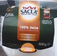 Mängden socker i Conchiglie pentacolore