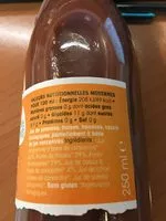 Mängden socker i Jus fruits pomme fraise banane cassis bio