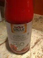 Mängden socker i Purée de tomates