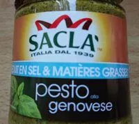 Mängden socker i PESTO ALLA GENOVESE REDUIT -190G
