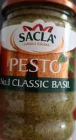 Mängden socker i Saclà pesto