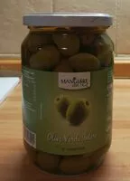 Mängden socker i Olive verdi intere in salamoia