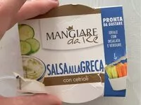 Mängden socker i Salsa greca
