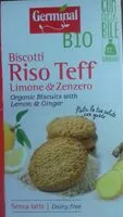 Mängden socker i Biscotti Riso Teff Limone e Zenzero