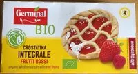 Mängden socker i Crostatina integrale frutti rossi