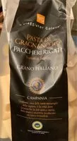 Mängden socker i Pasta dj gragnano IGP paccheri rigati