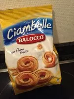 Mängden socker i Ciambelle Biscuits with Cream