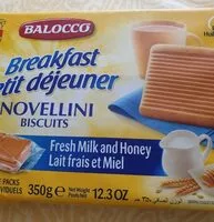 Mängden socker i Novellini biscuits