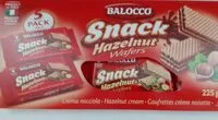 Mängden socker i Snack hazelnut