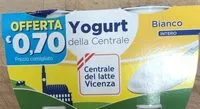 Mängden socker i Yougurt della centrale
