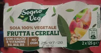 Mängden socker i soia 100% vegetale frutta e cereali