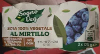 Mängden socker i Soia 100% vegetale al mirtillo