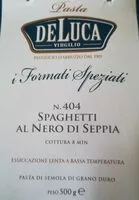 Mängden socker i Spaghetti al nero di seppia