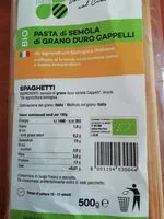 Mängden socker i Pasta di semola di grano duro cappelli
