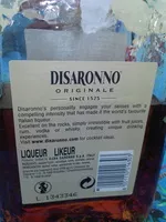 Socker och näringsämnen i Disaronno