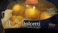 Mängden socker i dolcetti con crema al latte