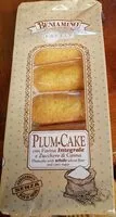 Mängden socker i Plum cake con farina integrale