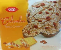 Mängden socker i Colomba senza scorze di agrumi candite Prodotto dolciario da forno a lievitazione naturale