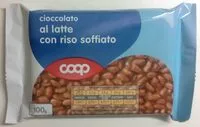 Mängden socker i Cioccolato al latte con riso soffiato