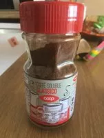 Mängden socker i Caffè solubile classico Coop