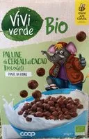 Mängden socker i Palline di cereali al cacao biologici