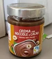 Mängden socker i Crema con nocciole e cacao