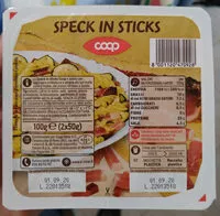 Mängden socker i Speck in sticks