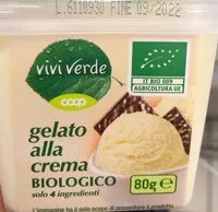 Mängden socker i Gelato alla crema bio
