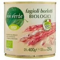 Mängden socker i Fagioli borlotti biologici