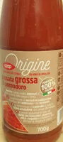 Mängden socker i Passata grossa di pomodoro