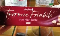 Mängden socker i Torrone friabile