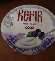 Mängden socker i Kefir mirtillo