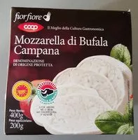 Mängden socker i Mozzarella di Bufala Campana
