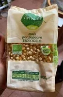 Mängden socker i Mais per pop corn BIOLOGICO
