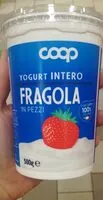 Mängden socker i Yogurt intero fragola