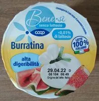 Mängden socker i Burratina