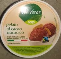 Mängden socker i Gelato al cacao biologico