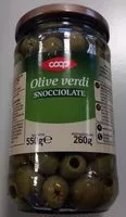 Mängden socker i Olive verdi snocciolate