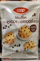 Mängden socker i Muffin con gocce di cioccolato