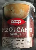 Mängden socker i Orzo e caffé soluble