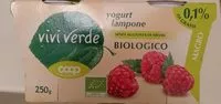 Mängden socker i yogurt lampone biologico