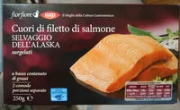 Mängden socker i Cuori di filetto di salmone selvaggio dell'Alaska