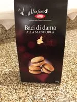 Mängden socker i Baci di Dama