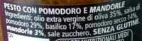 Mängden socker i Pesto rosso siciliano