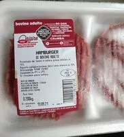 Mängden socker i Hamburger di Bovino Adulto